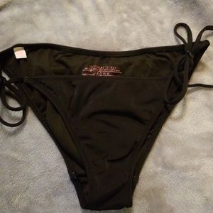 Victoria secret black teeny bikini bottoms